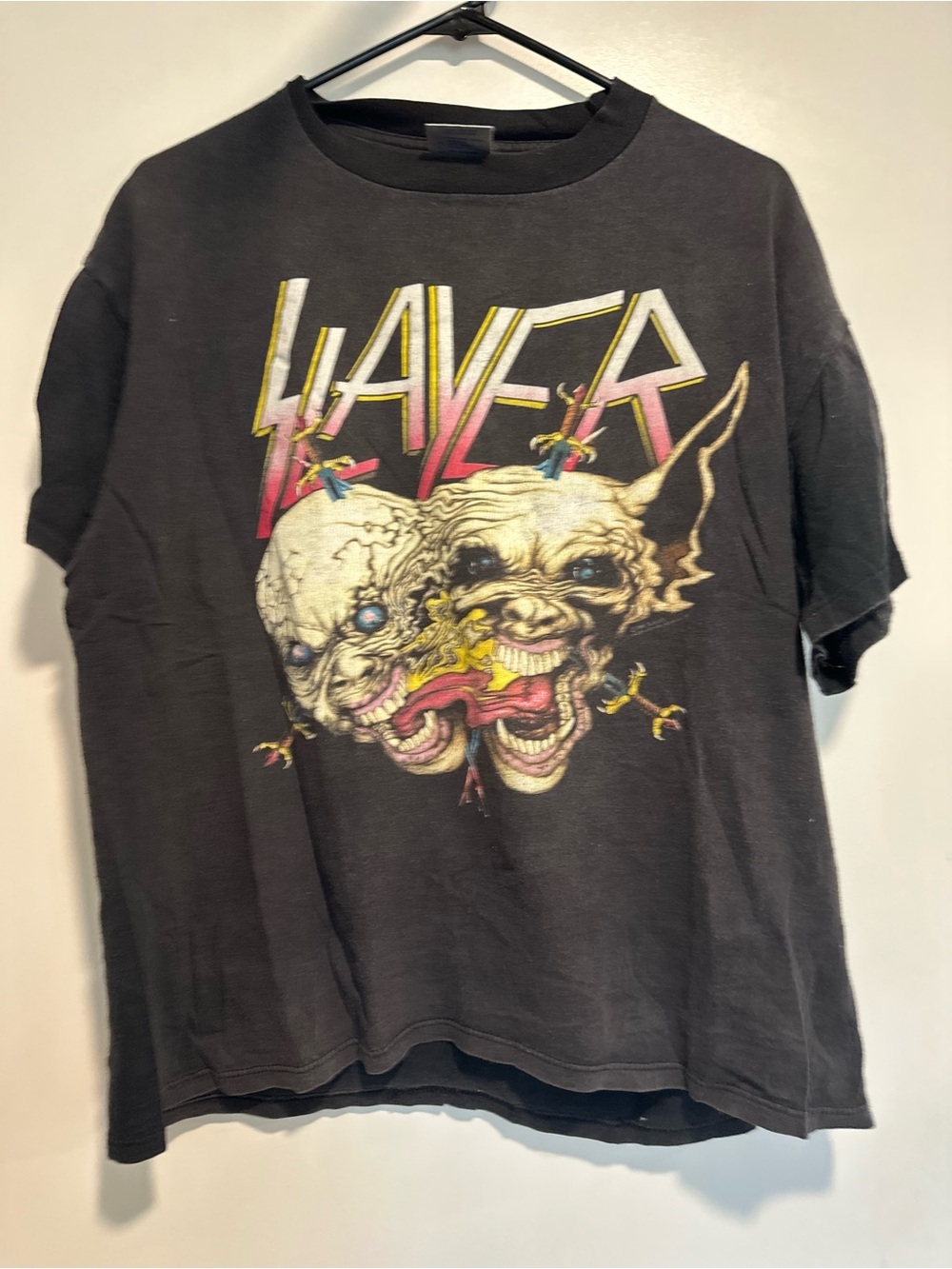 VTG ‘91 Slayer 2-side Decade of Aggression Brockum single stitch tour band tee.